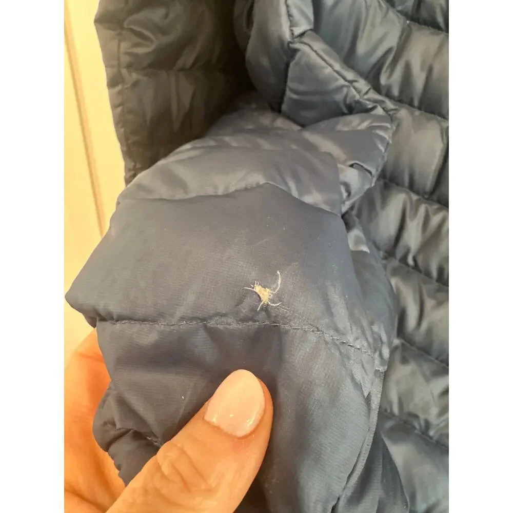The North Face Hooded Down Quilted Packable Jacket Size M